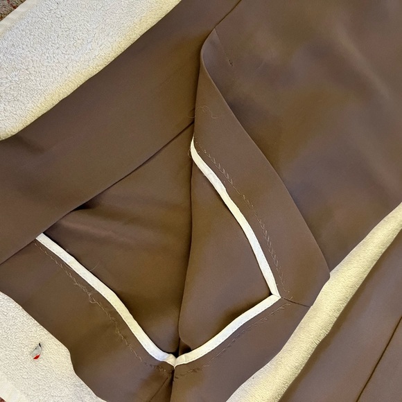 Zara Brown High Waisted Flowy Pants Size M - Picture 7 of 15